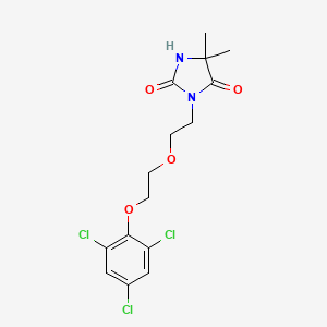 5,5-dimethyl-3-{2-[2-(2,4,6-trichlorophenoxy)ethoxy]ethyl}-2,4-imidazolidinedione