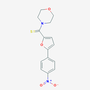 4-[(5-{4-Nitrophenyl}-2-furyl)carbothioyl]morpholine