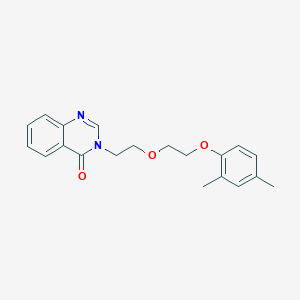 3-[2-[2-(2,4-Dimethylphenoxy)ethoxy]ethyl]quinazolin-4-one