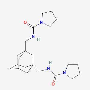 N,N'-[tricyclo[3.3.1.1~3,7~]decane-1,3-diylbis(methylene)]di(1-pyrrolidinecarboxamide)