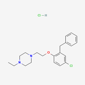 1-[2-(2-benzyl-4-chlorophenoxy)ethyl]-4-ethylpiperazine hydrochloride