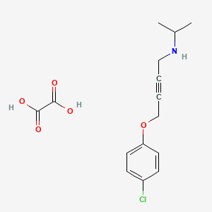 [4-(4-chlorophenoxy)-2-butyn-1-yl]isopropylamine oxalate