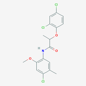 N-(4-chloro-2-methoxy-5-methylphenyl)-2-(2,4-dichlorophenoxy)propanamide