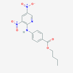 4-(3,5-Dinitro-pyridin-2-ylamino)-benzoic acid butyl ester