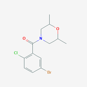 (5-Bromo-2-chlorophenyl)(2,6-dimethylmorpholin-4-yl)methanone