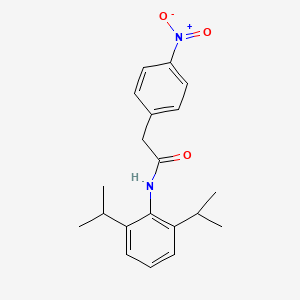 molecular formula C20H24N2O3 B4144536 N-(2,6-diisopropylphenyl)-2-(4-nitrophenyl)acetamide 