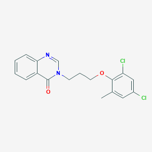 3-[3-(2,4-dichloro-6-methylphenoxy)propyl]-4(3H)-quinazolinone