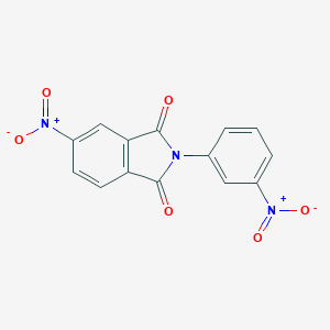 molecular formula C14H7N3O6 B414457 5-Nitro-2-(3-nitrophenyl)isoindole-1,3-dione 