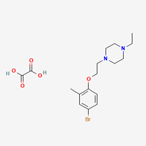 1-[2-(4-bromo-2-methylphenoxy)ethyl]-4-ethylpiperazine oxalate