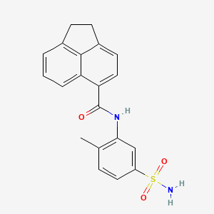 N-[5-(aminosulfonyl)-2-methylphenyl]-1,2-dihydro-5-acenaphthylenecarboxamide