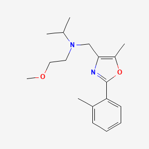 N-(2-methoxyethyl)-N-{[5-methyl-2-(2-methylphenyl)-1,3-oxazol-4-yl]methyl}-2-propanamine