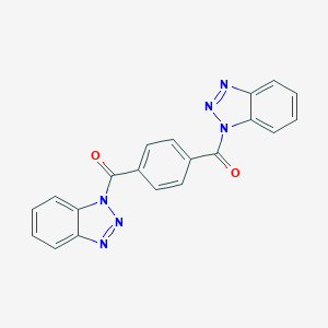 molecular formula C20H12N6O2 B414475 [4-(Benzotriazole-1-carbonyl)-phenyl]-benzotriazol-1-yl-methanone CAS No. 101008-15-5