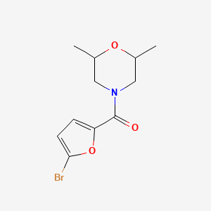 (5-Bromofuran-2-yl)-(2,6-dimethylmorpholin-4-yl)methanone