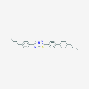 2-[4-(4-Pentylcyclohexyl)phenyl]-6-(4-pentylphenyl)imidazo[2,1-b][1,3,4]thiadiazole