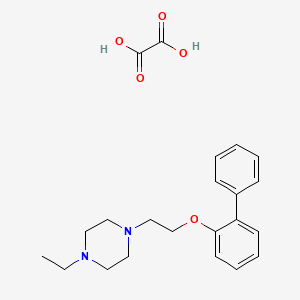 1-[2-(2-biphenylyloxy)ethyl]-4-ethylpiperazine oxalate