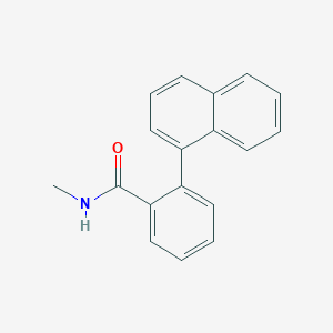 molecular formula C18H15NO B4144943 N-methyl-2-(1-naphthyl)benzamide 