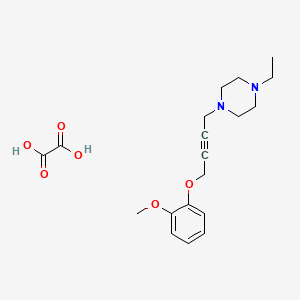 1-ethyl-4-[4-(2-methoxyphenoxy)-2-butyn-1-yl]piperazine oxalate