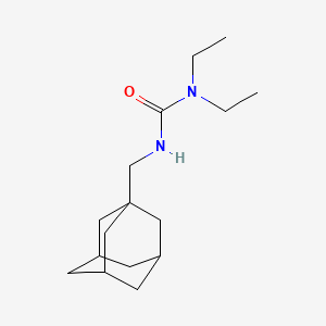 molecular formula C16H28N2O B4144962 3-(1-Adamantylmethyl)-1,1-diethylurea 