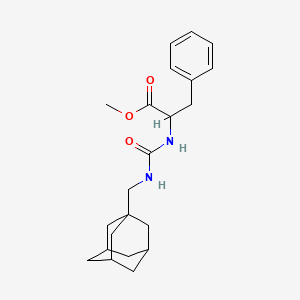 Methyl 2-(1-adamantylmethylcarbamoylamino)-3-phenylpropanoate