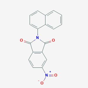 molecular formula C18H10N2O4 B414504 5-nitro-2-(1-naphthyl)-1H-isoindole-1,3(2H)-dione 