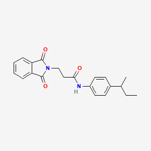 N-(4-sec-butylphenyl)-3-(1,3-dioxo-1,3-dihydro-2H-isoindol-2-yl)propanamide