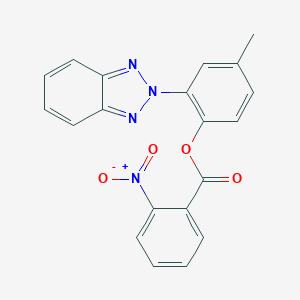 2-(2H-1,2,3-benzotriazol-2-yl)-4-methylphenyl 2-nitrobenzoate