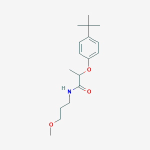 2-(4-tert-butylphenoxy)-N-(3-methoxypropyl)propanamide