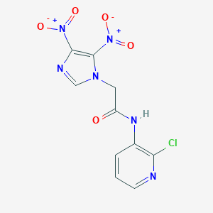 2-{4,5-bisnitro-1H-imidazol-1-yl}-N-(2-chloro-3-pyridinyl)acetamide