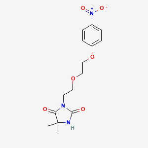 5,5-Dimethyl-3-[2-[2-(4-nitrophenoxy)ethoxy]ethyl]imidazolidine-2,4-dione