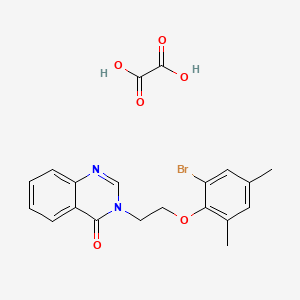 3-[2-(2-bromo-4,6-dimethylphenoxy)ethyl]-4(3H)-quinazolinone oxalate