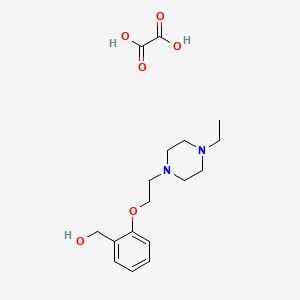 [2-[2-(4-Ethylpiperazin-1-yl)ethoxy]phenyl]methanol;oxalic acid