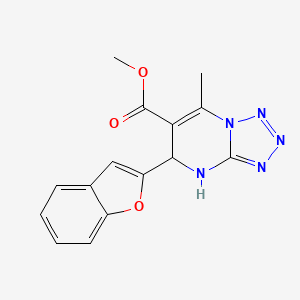 methyl 5-(1-benzofuran-2-yl)-7-methyl-4,5-dihydrotetrazolo[1,5-a]pyrimidine-6-carboxylate