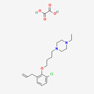 1-[4-(2-allyl-6-chlorophenoxy)butyl]-4-ethylpiperazine oxalate