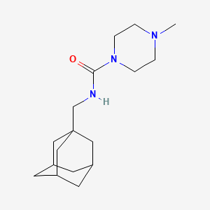 molecular formula C17H29N3O B4145175 N-(1-adamantylmethyl)-4-methyl-1-piperazinecarboxamide 