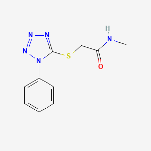 N-methyl-2-[(1-phenyl-1H-tetrazol-5-yl)thio]acetamide