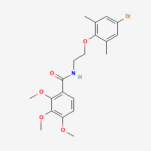 N-[2-(4-bromo-2,6-dimethylphenoxy)ethyl]-2,3,4-trimethoxybenzamide