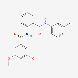 molecular formula C24H24N2O4 B4145224 N-(2-{[(2,3-dimethylphenyl)amino]carbonyl}phenyl)-3,5-dimethoxybenzamide 