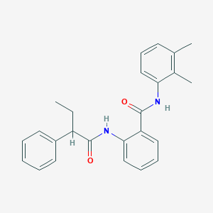 N-(2,3-dimethylphenyl)-2-[(2-phenylbutanoyl)amino]benzamide