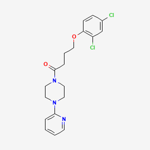 1-[4-(2,4-dichlorophenoxy)butanoyl]-4-(2-pyridinyl)piperazine