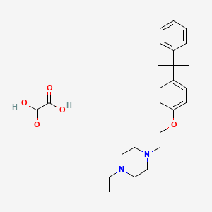 1-ethyl-4-{2-[4-(1-methyl-1-phenylethyl)phenoxy]ethyl}piperazine oxalate