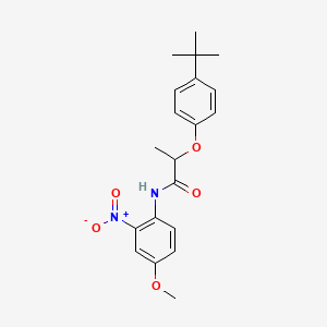 2-(4-tert-butylphenoxy)-N-(4-methoxy-2-nitrophenyl)propanamide