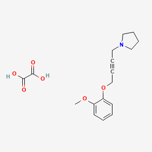 1-[4-(2-methoxyphenoxy)-2-butyn-1-yl]pyrrolidine oxalate