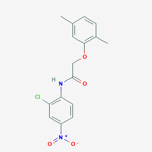 N-(2-chloro-4-nitrophenyl)-2-(2,5-dimethylphenoxy)acetamide