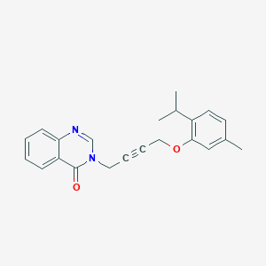 3-[4-(2-isopropyl-5-methylphenoxy)-2-butyn-1-yl]-4(3H)-quinazolinone