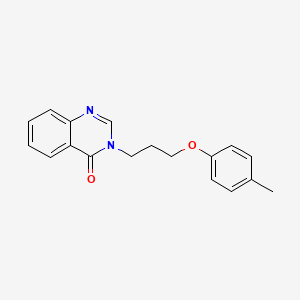 molecular formula C18H18N2O2 B4145472 3-[3-(4-Methylphenoxy)propyl]quinazolin-4-one 