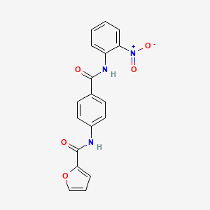 N-[4-[(2-nitrophenyl)carbamoyl]phenyl]furan-2-carboxamide