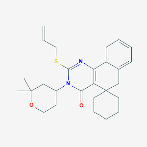 molecular formula C27H34N2O2S B414570 Ethyl 3-methyl-5-thioxo-2,5-dihydroisothiazole-4-carboxylate CAS No. 312585-23-2