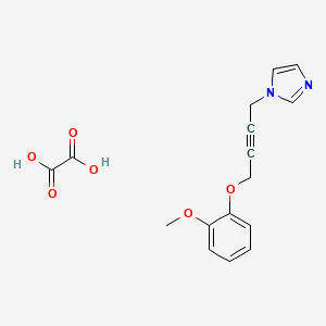 1-[4-(2-methoxyphenoxy)-2-butyn-1-yl]-1H-imidazole oxalate