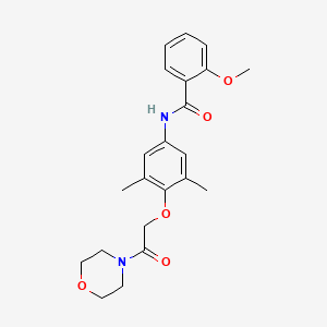 N-{3,5-dimethyl-4-[2-(4-morpholinyl)-2-oxoethoxy]phenyl}-2-methoxybenzamide