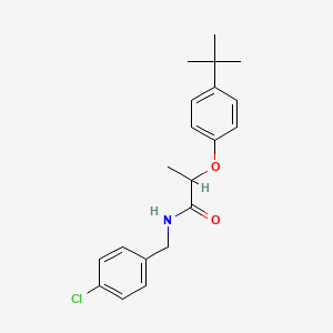 2-(4-tert-butylphenoxy)-N-(4-chlorobenzyl)propanamide